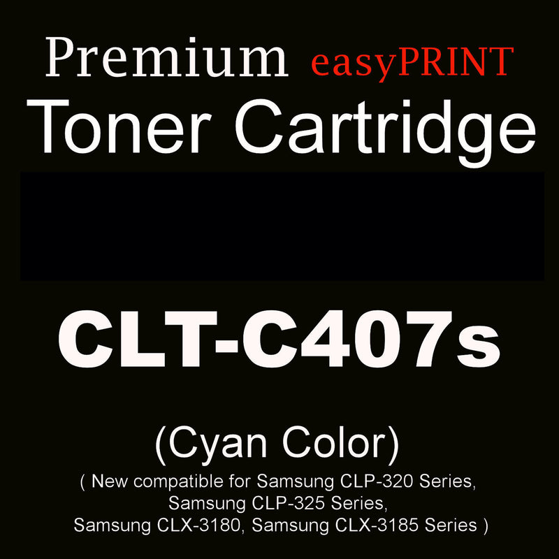 CLT-C407S New Compatible Cyan Toner Cartridge