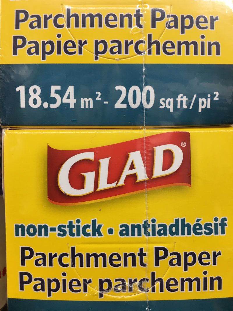 GLAD Premium Quality Non Stick Parchment Paper 200 SQ Ft