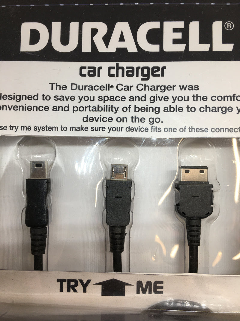 Duracell Car Charger for Cell Phones & Tablets