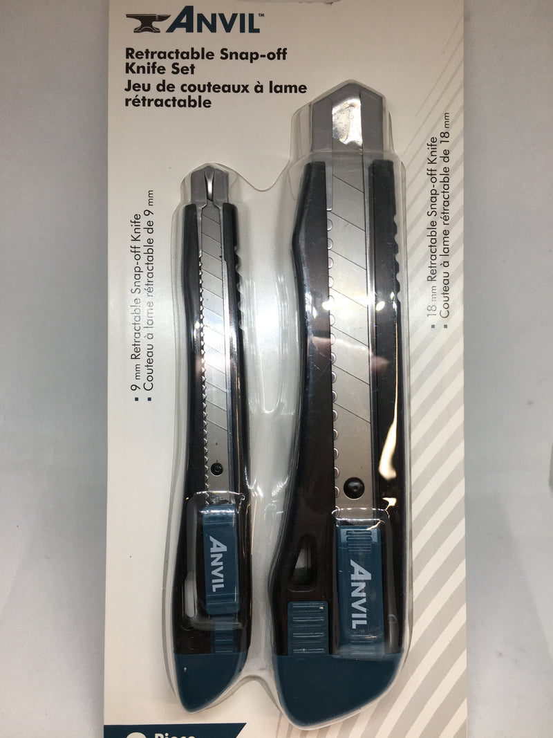 Super Value Set of 2 High Quality Utility Knives