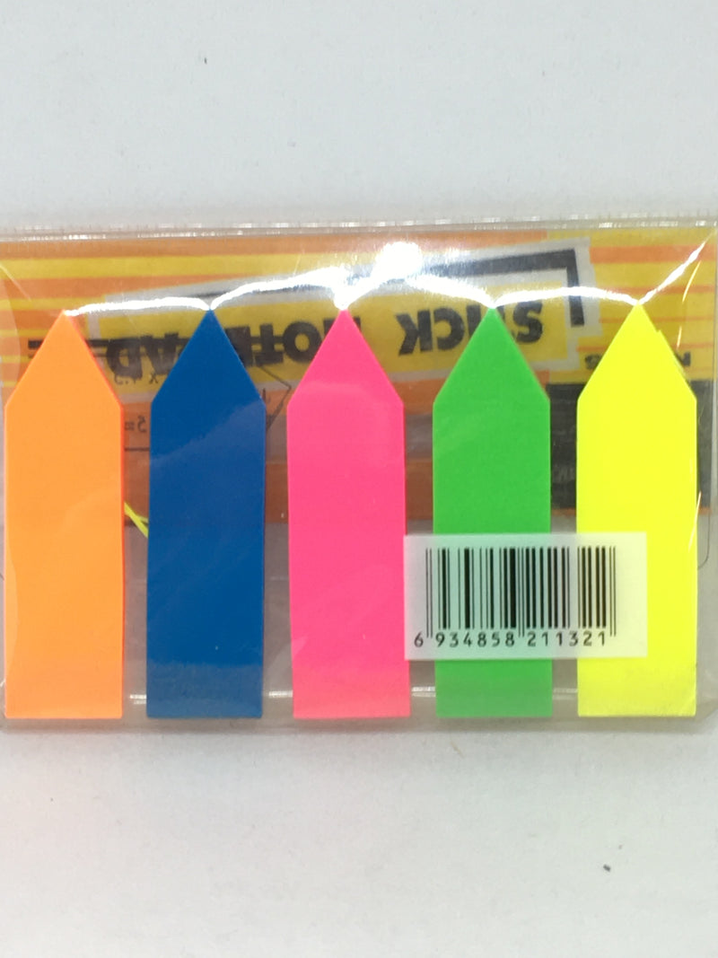 Colorful Paper Finder Stick Note Pad