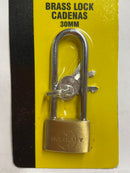 Padlocks-Goldcity long neck brass padlocks