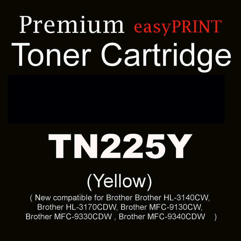 TN225 3-Color Toner Set -  New Compatible Cyan/Magenta/Yellow Color Toners