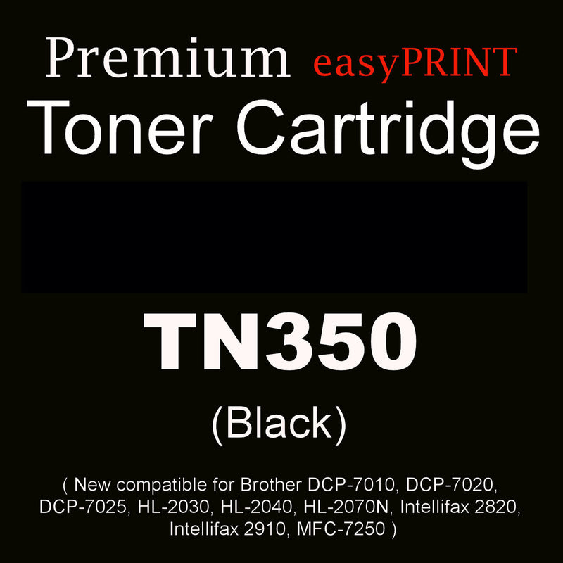 TN350 New Compatible Premium Black Toner Cartridge TN-350