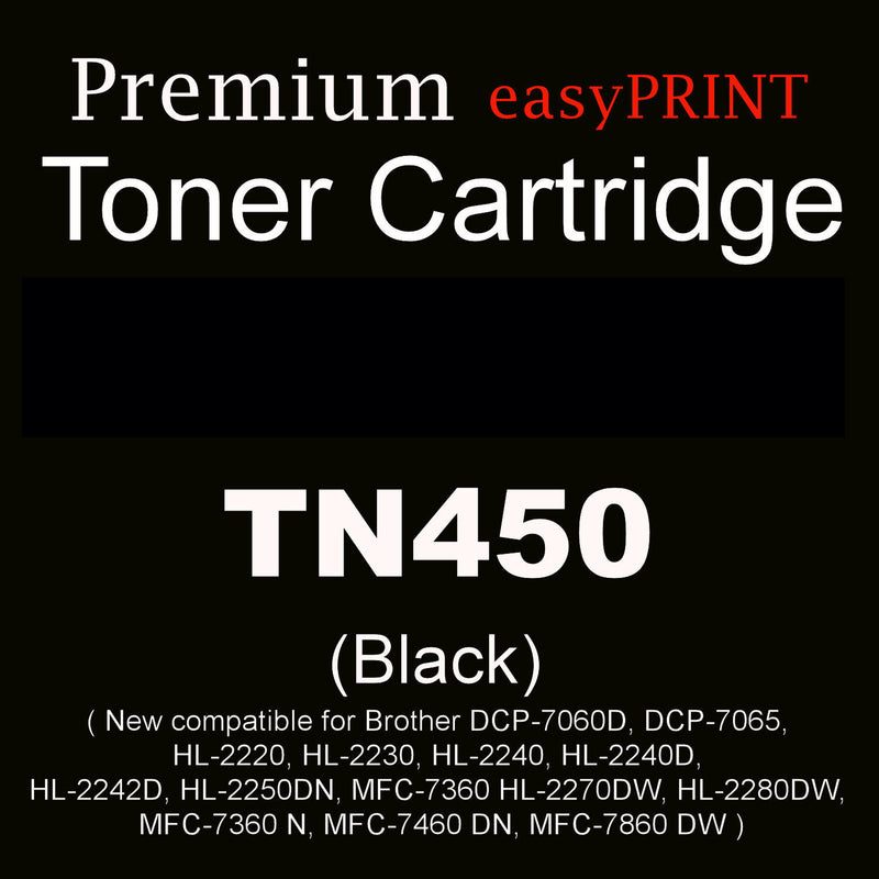 TN450 New Compatible Black Toner Cartridge TN-450