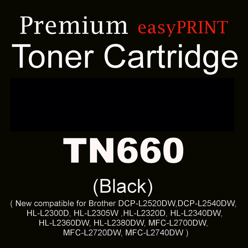 TN660 High Yield New Compatible Black Toner Cartridge/TN630