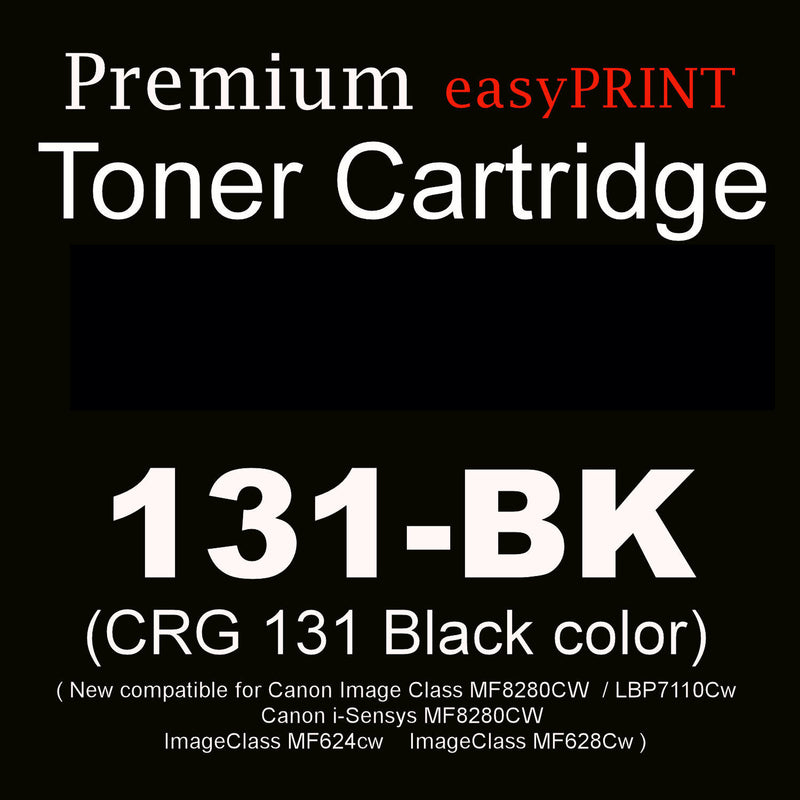 CRG131 New Compatible Premium Quality Black Toner Cartridge
