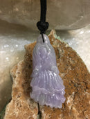 Luxury Natural Lavender Jadeite Jade Pendant Jewelry For Her - Best Gifts For Her