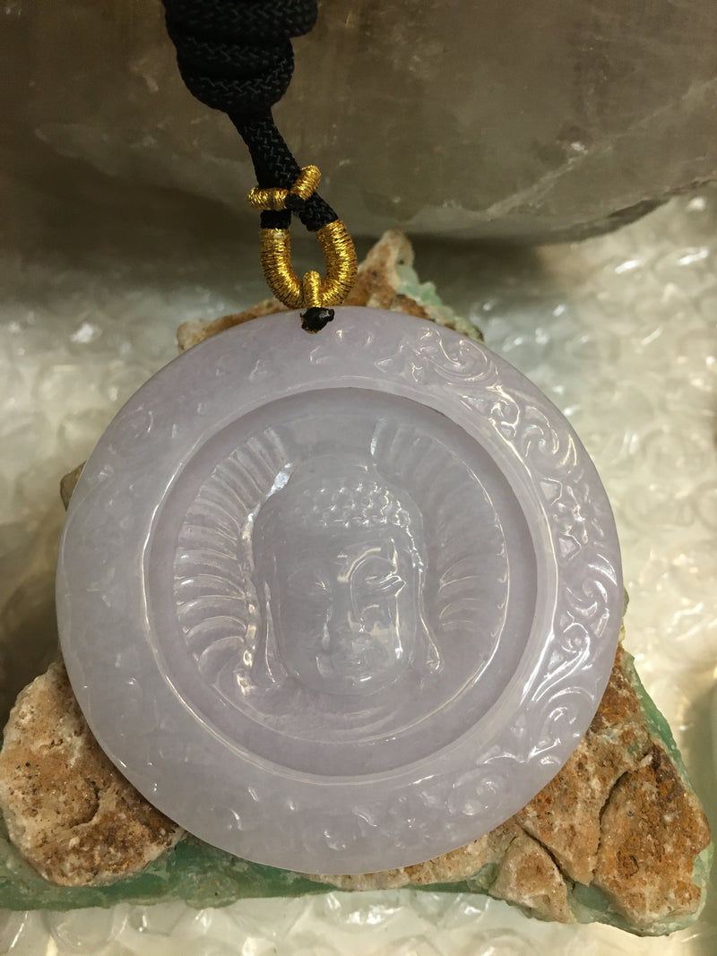 Lucky RuLai Buddha Jadeite Jade Pendant Necklace For Men - Best Gifts For Him