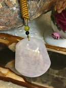 Stunning Lavender Jadeite Jade Pendant Necklace-Best Gifts For Her