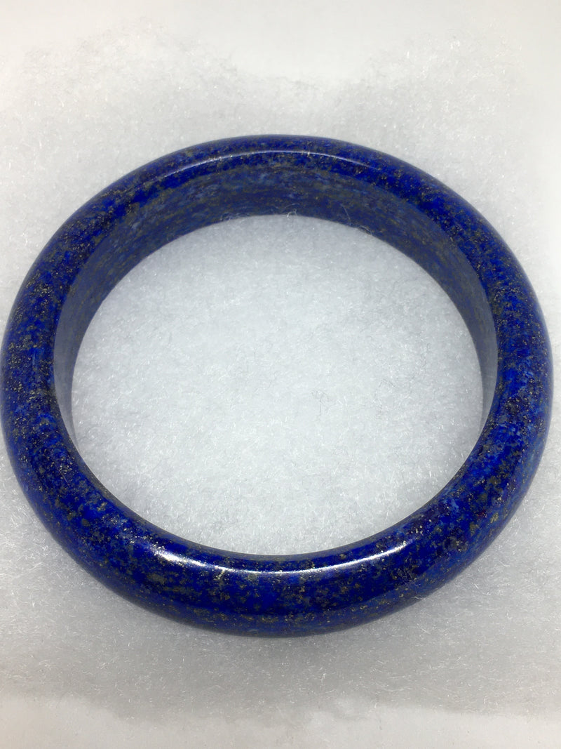 Very Elegant Natural Gemstone Lapis Lazuli Bangle Bracelet
