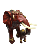 Lovely Mother And Baby Paired Elephants Statue - Unique Gift Ideas