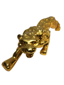 Golden Leopard Statue