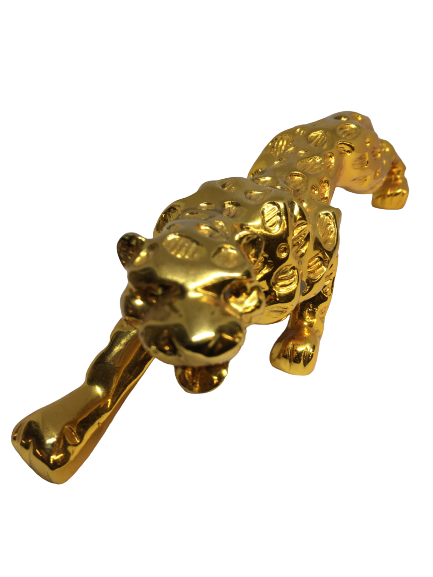 Golden Leopard Statue