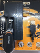 Duracell Home & Car 3 in 1 Phone Charger with Durable High-Speed Black Charging Cable