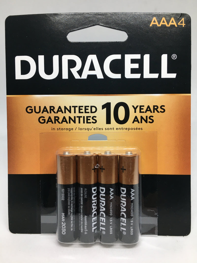 Premium Quality Duracell AAA Alkaline Batteries AAA-2/AAA-4