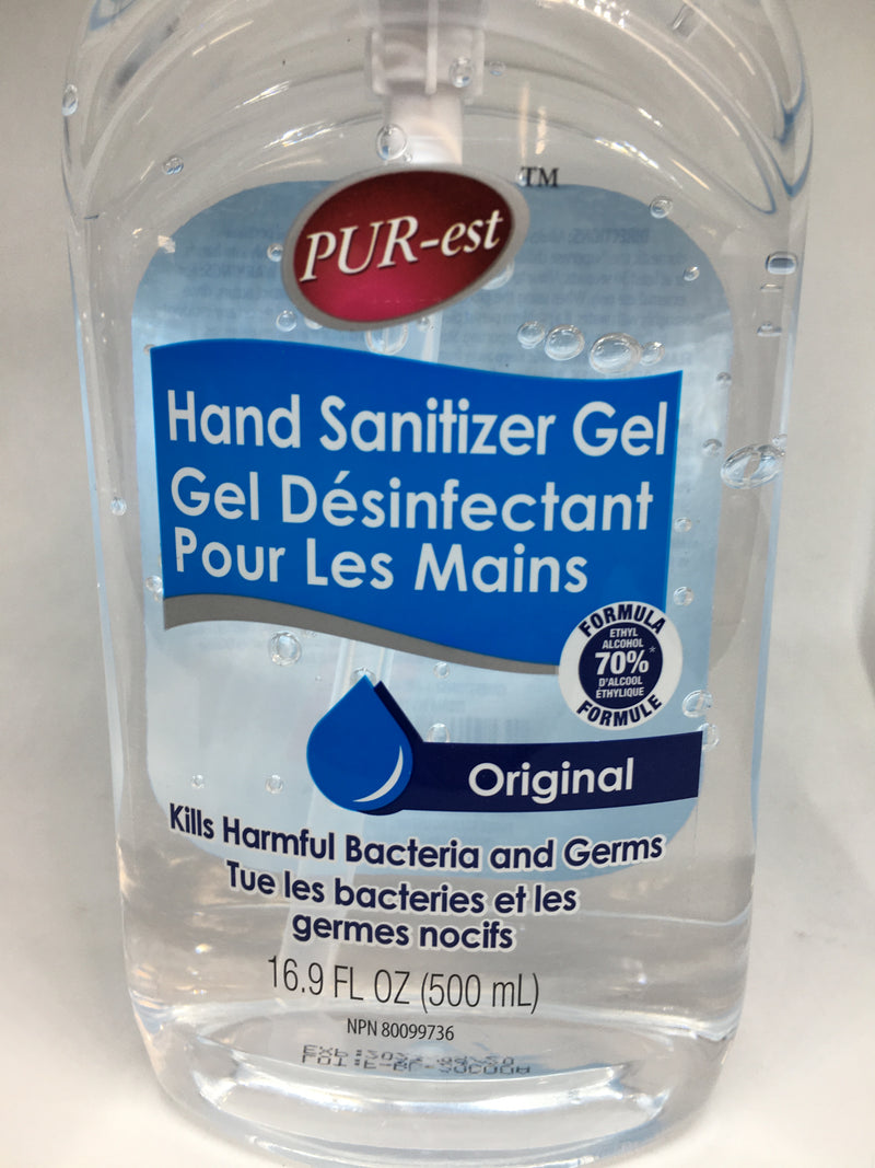 Purest Hand Sanitizer Gel 500ML