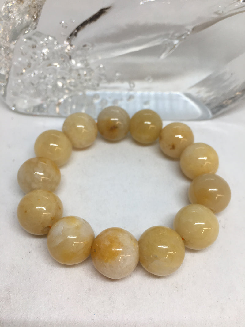 Beautiful Yellow Jade Bracelet-Best Gift Ideas