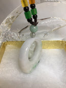 Very Unique Designed Natural Jadeite Jade Buddha Pendant Necklace