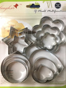 12 Pcs 4 Styles Shape Cookie Cutter