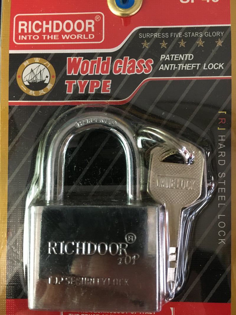 RICHDOOR World Class Anti-Theft Heavy Duty Lock 40mm