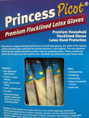 Premium Household Flocklined Latex Gloves