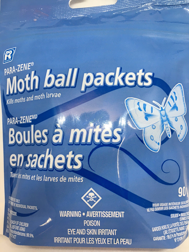 ParaZene Moth Ball Packets