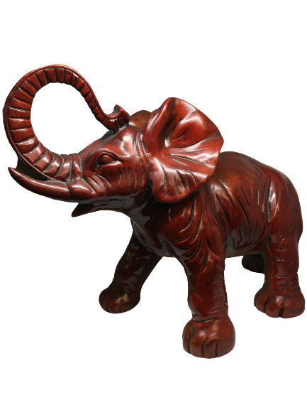 Red Lucky Elephant Statue-Great Gift Ideas
