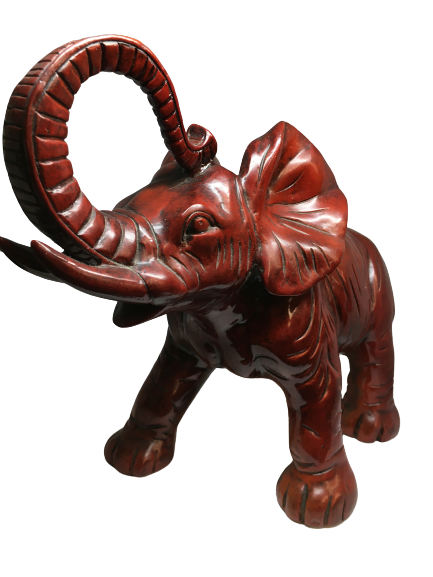 Red Lucky Elephant Statue-Great Gift Ideas